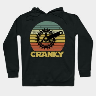 Bicycle Cranky Retro Vintage Gift For Cycling Lovers Hoodie